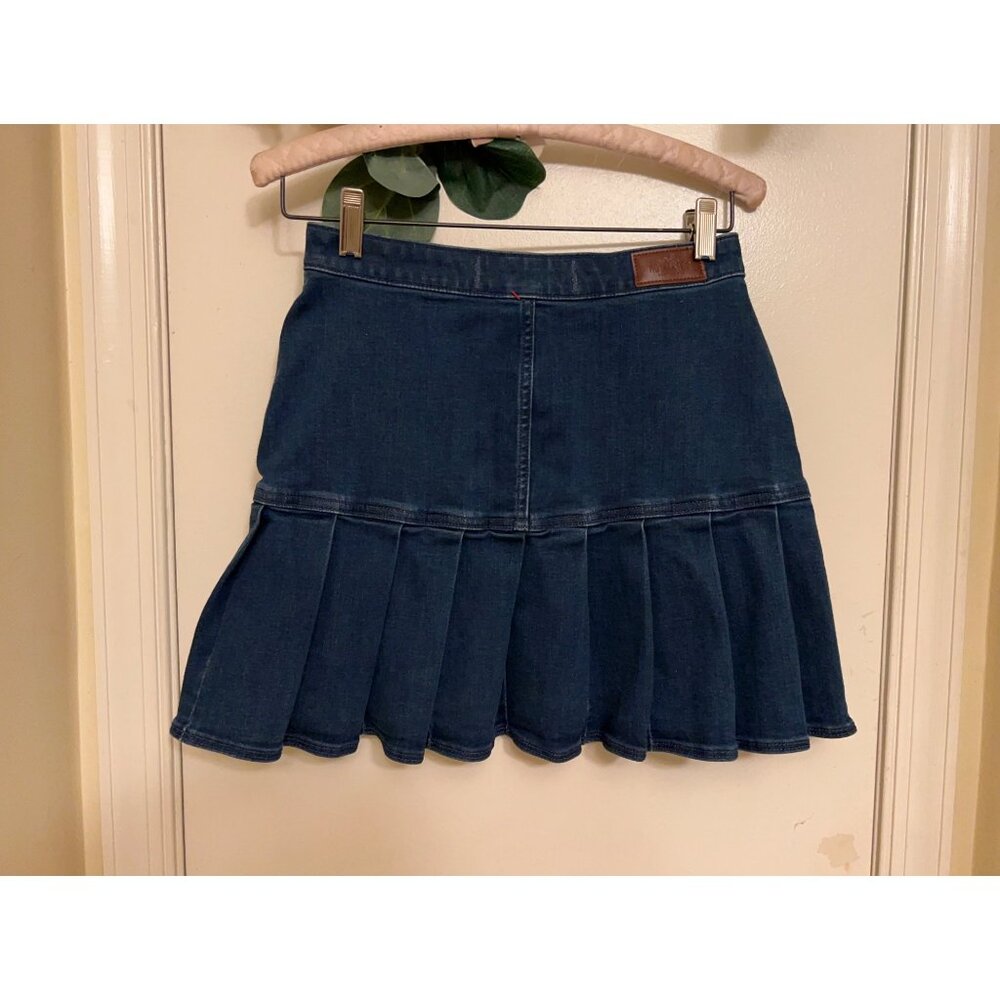 HOLLISTER Women’s Pleated Y2K Micro Mini Skirt Size 27 Preppy Bratz - Picture 6 of 12